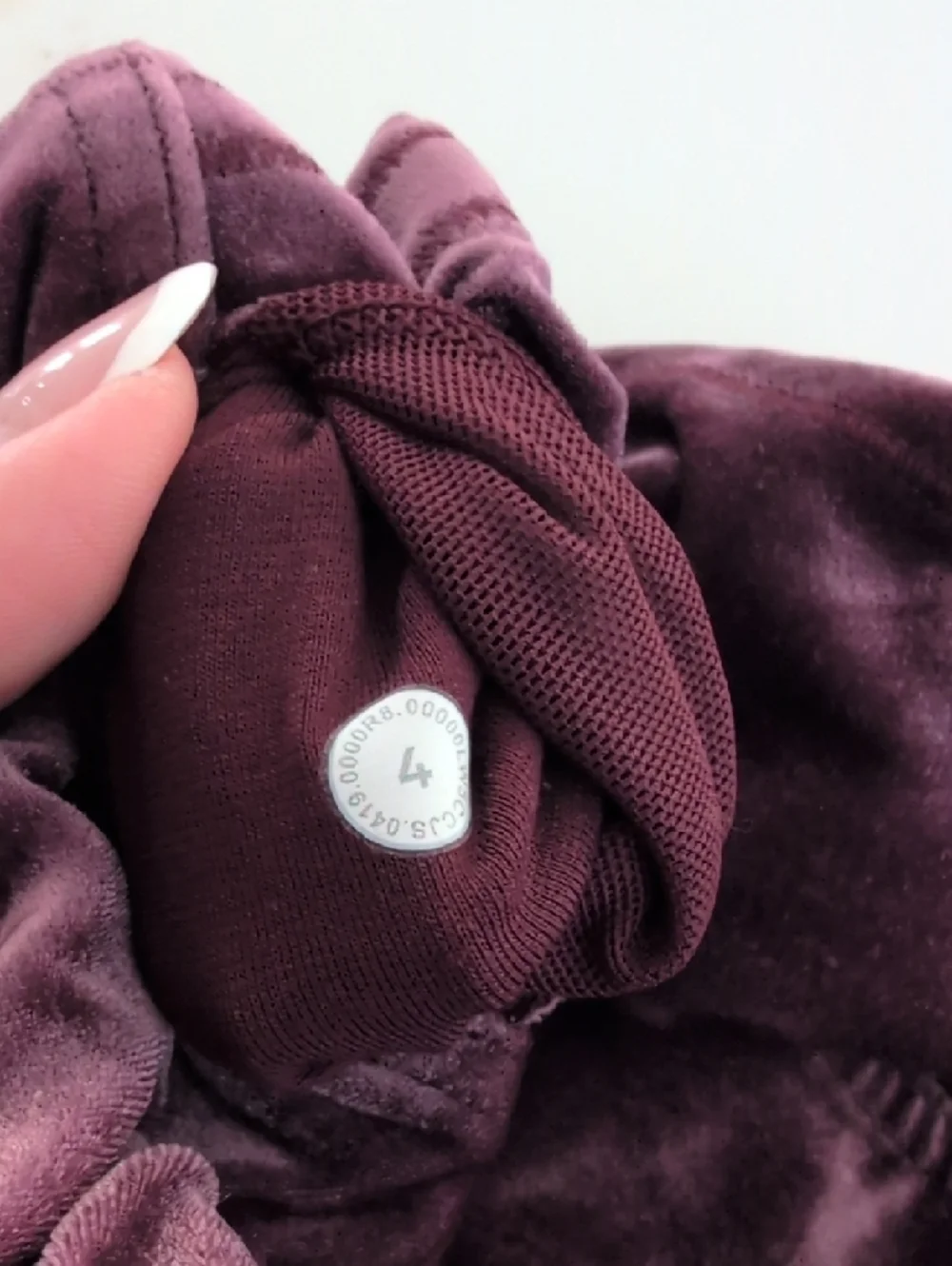 lululemon athletica Plum Velvet High-Rise Leggings